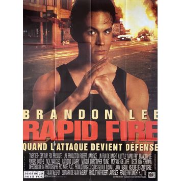 RAPID FIRE French Movie Poster- 47x63 in. - 1993 - Dwight-H. Little  , Brandon Lee
