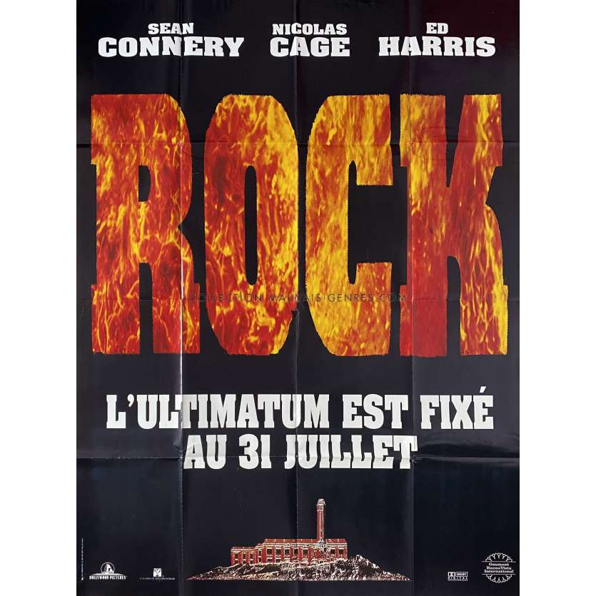 ROCK Affiche de film Preventive. - 120x160 cm. - 1996 - Sean Connery, Michael Bay