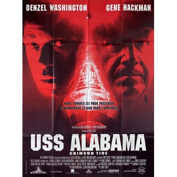 USS ALABAMA Affiche de film- 120x160 cm. - 1995 - Denzel Washington, Tony Scott