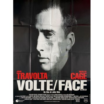 FACE OFF French Movie Poster- 47x63 in. - 1997 - John Woo, John Travolta