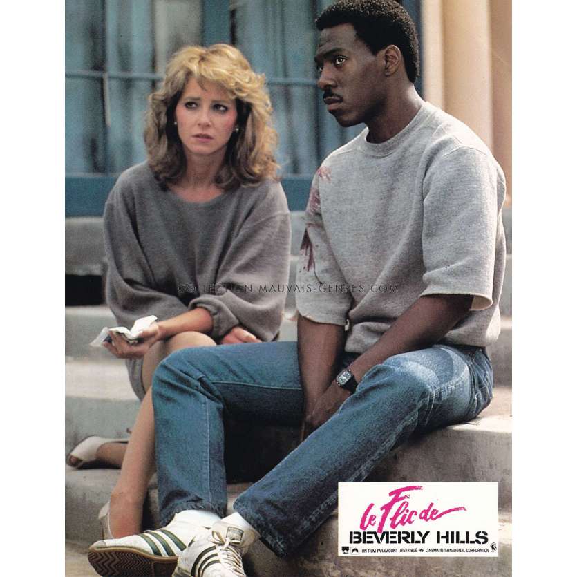 BEVERLY HILLS COP French Lobby Card N03 - 9x12 in. - 1984 - Martin Brest, Eddy Murphy