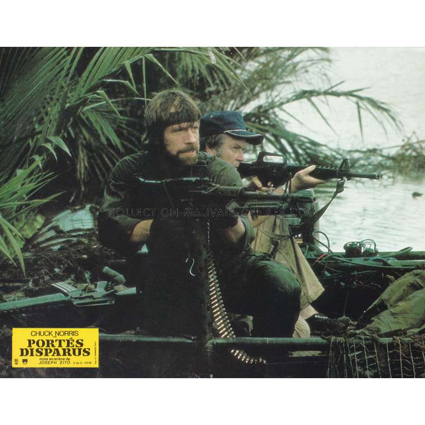 MISSING IN ACTION French Lobby Card N01 - 9x12 in. - 1984 - Joseph Zito, Chuck Norris