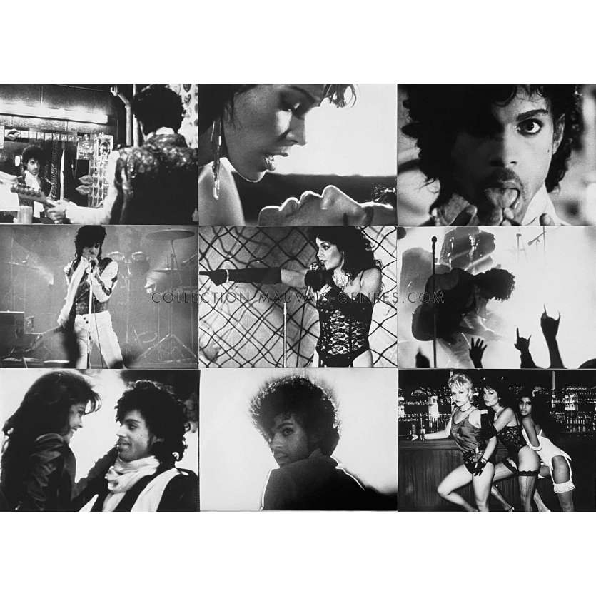 PURPLE RAIN Photos de presse x9 - 13x18 cm. - 1984 - Prince, Albert Magnoli