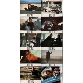 THE HITCHER French Lobby Cards x10 - 10x12 in. - 1986 - Robert harmon, Rutger Hauer