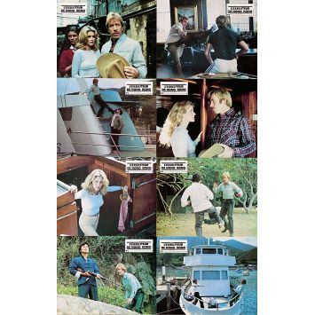 FORCED VENGEANCE French Lobby Cards x8 - 9x12 in. - 1982 - James Fargo, Chuck Norris