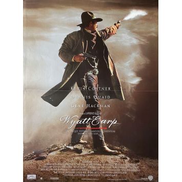 WYATT EARP French Movie Poster- 15x21 in. - 1994 - Lawrence Kasdan, Kevin Costner