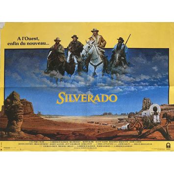 SILVERADO French Movie Poster- 23x32 in. - 1985/R1970 - Lawrence Kasdan, Kevin Costner