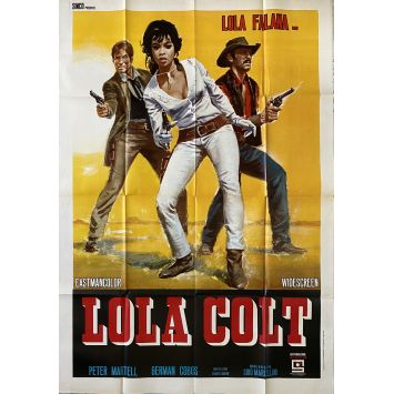 LOLA COLT Affiche de cinéma- 100x140 cm. - 1967 - Lola Falana, Siro Marcellini
