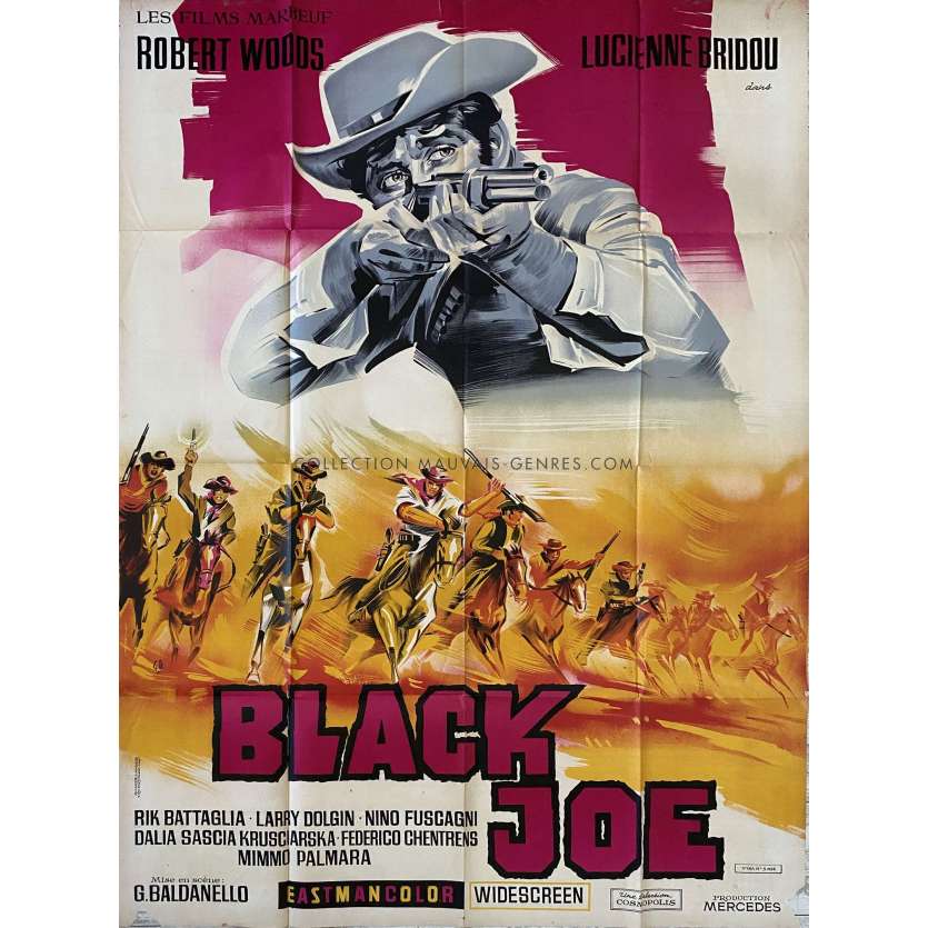 BLACK JACK French Movie Poster- 47x63 in. - 1968 - Gianfranco Baldanello, Robert Woods