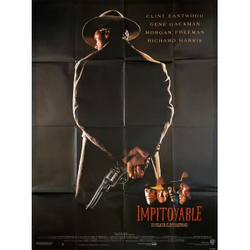 IMPITOYABLE Affiche de cinéma Def. - 120x160 cm. - 1992 - Gene Hackman, Clint Eastwood