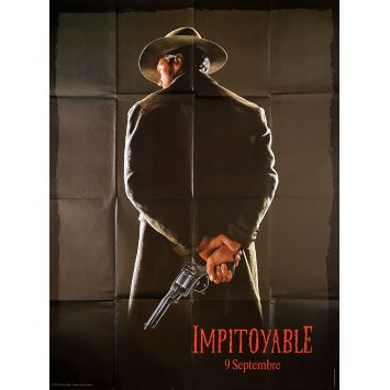 IMPITOYABLE Affiche de cinéma Prev. - 120x160 cm. - 1992 - Gene Hackman, Clint Eastwood