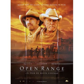 OPEN RANGE Affiche de cinéma- 120x160 cm. - 2003 - Robert Duvall, Kevin Costner