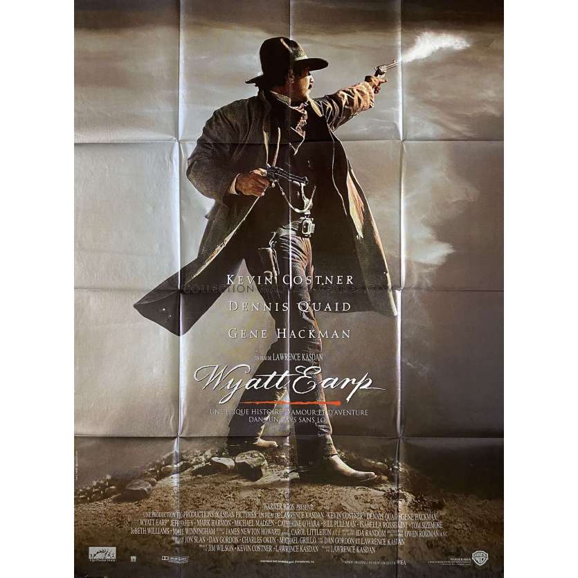 WYATT EARP Affiche de cinéma- 120x160 cm. - 1994 - Kevin Costner, Lawrence Kasdan