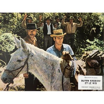 BUTCH CASSIDY AND THE SUNDANCE KID French Lobby Card N01 - 10x12 in. - 1969 - George Roy Hill, Paul Newman