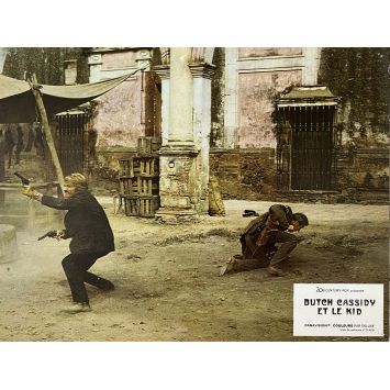 BUTCH CASSIDY AND THE SUNDANCE KID French Lobby Card N03 - 10x12 in. - 1969 - George Roy Hill, Paul Newman