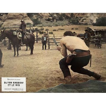 BUTCH CASSIDY AND THE SUNDANCE KID French Lobby Card N05 - 10x12 in. - 1969 - George Roy Hill, Paul Newman
