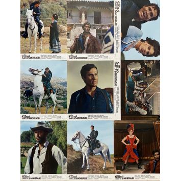 THE HILLS RUN RED French Lobby Cards Set B - x9 - 9x12 in. - 1966 - Carlo Lizzani, Henry Silva