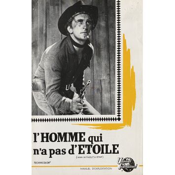 L'HOMME QUI N'A PAS D'ETOILE Dossier de presse 6p - 16x24 cm. - 1955 - Kirk Douglas, King Vidor