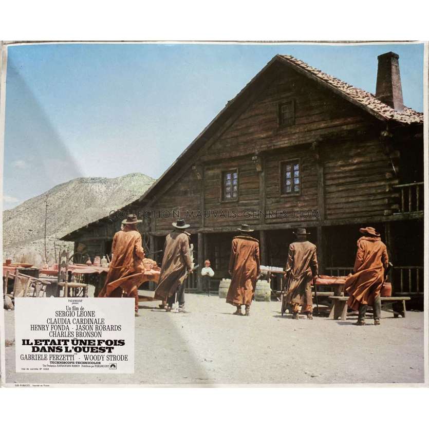 IL ETAIT UNE FOIS DANS L'OUEST Photo de film N04 - 24x30 cm. - 1968 - Henry Fonda, Sergio Leone