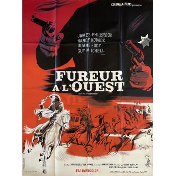 THE WILD WESTERNER French Movie Poster- 47x63 in. - 1962 - Oscar Rudolph, James Philbrook