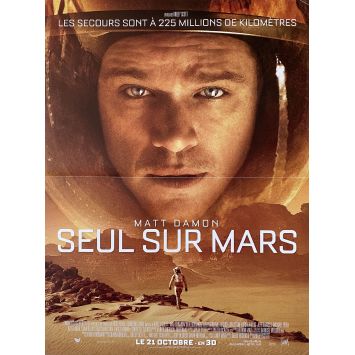 THE MARTIAN French Movie Poster- 15x21 in. - 2015 - Ridley Scott, Matt Damon
