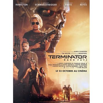 TERMINATOR DARK FATE French Movie Poster- 15x21 in. - 2019 - Tim Miller, Arnold Schwarzenegger