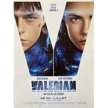 VALERIAN French Movie Poster- 15x21 in. - 2017 - Luc Besson, Dane DeHaan
