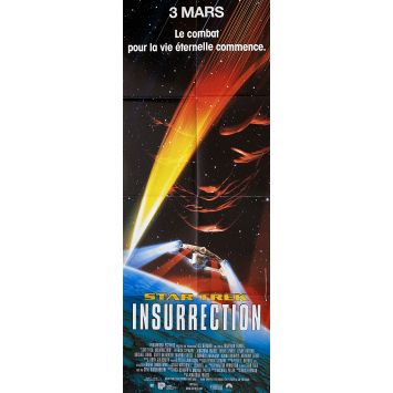 STAR TREK INSURRECTION French Movie Poster- 23x63 in. - 1998 - Jonathan Frakes, Patrick Stewart