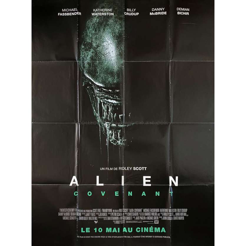 ALIEN COVENANT Affiche de cinéma- 120x160 cm. - 2017 - Michael Fassbender, Ridley Scott