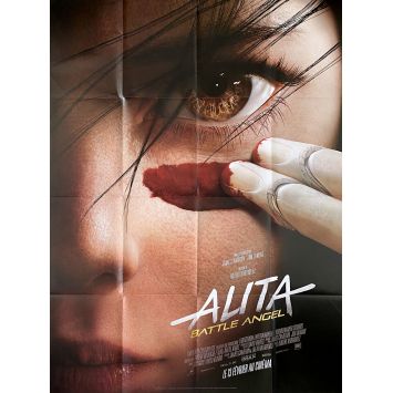 ALITA BATTLE ANGEL French Movie Poster ADV. - 47x63 in. - 2019 - Robert Rodriguez, Christoph Waltz