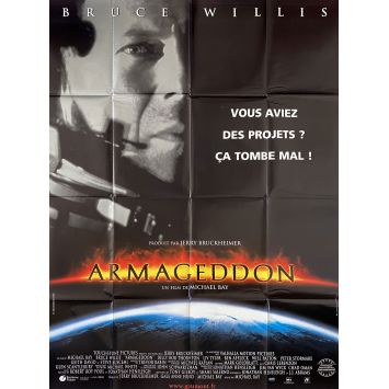 ARMAGEDDON French Movie Poster- 47x63 in. - 1998 - Michael Bay, Bruce Willis
