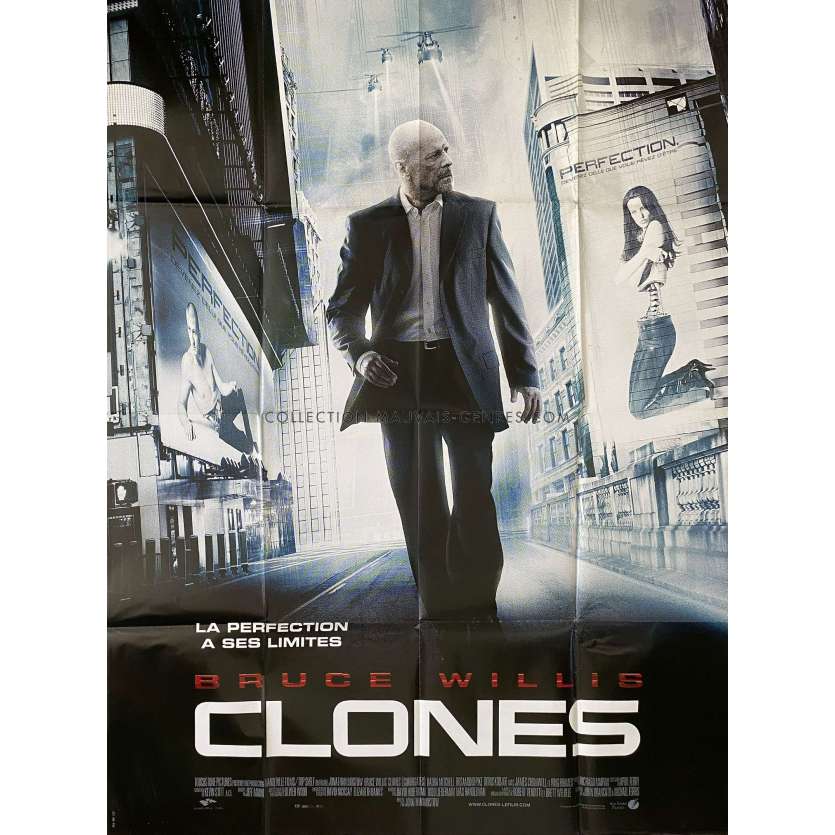 CLONES Affiche de cinéma- 120x160 cm. - 2009 - Bruce Willis, Jonathan Mostow