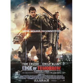 EDGE OF TOMORROW French Movie Poster- 47x63 in. - 2014 - Doug Liman, Tom Cruise