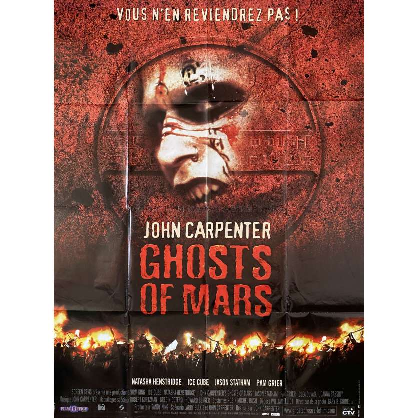 GHOSTS OF MARS Affiche de cinéma- 120x160 cm. - 2001 - Natasha Henstridge, John Carpenter