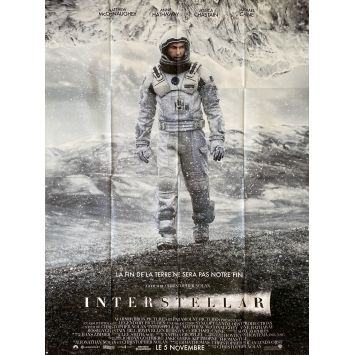 INTERSTELLAR Affiche de cinéma- 120x160 cm. - 2014 - Matthew McConaughey, Christopher Nolan