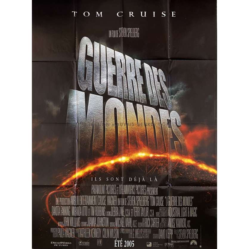 LA GUERRE DES MONDES (2005) Affiche de cinéma- 120x160 cm. - 2005 - Tom Cruise, Steven Spielberg