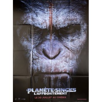 DAWN OF THE PLANET OF THE APES French Movie Poster Def. - 47x63 in. - 2014 - Matt Reeves, Gary Oldman