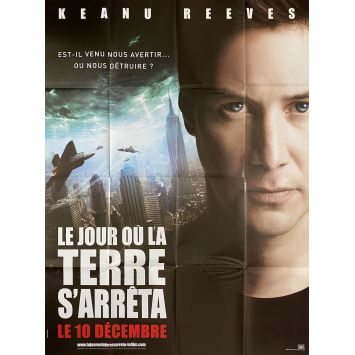 LE JOUR OU LA TERRE S'ARRETA Affiche de cinéma Def. - 120x160 cm. - 2008 - Keanu Reeves, Scott Derrickson