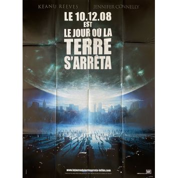 THE DAY THE EARTH STOOD STILL French Movie Poster ADV. - 47x63 in. - 2008 - Scott Derrickson, Keanu Reeves