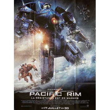 PACIFIC RIM French Movie Poster- 47x63 in. - 2013 - Guillermo Del Toro, Idris Elba