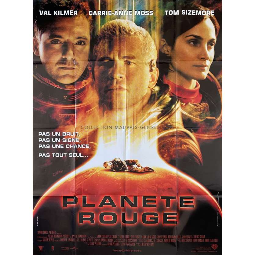 PLANETE ROUGE Affiche de cinéma- 120x160 cm. - 2000 - Val Kilmer, Antony Hoffman