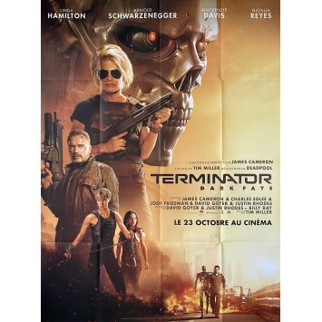 TERMINATOR DARK FATE Affiche de cinéma- 120x160 cm. - 2019 - Arnold Schwarzenegger, Tim Miller