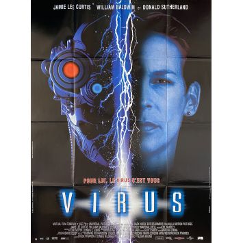 VIRUS (1999) French Movie Poster- 47x63 in. - 1999 - John Bruno, Jamie Lee Curtis