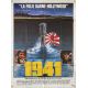 1941 French Movie Poster Blue Style - 47x63 in. - 1979 - Steven Spielberg, John Belushi