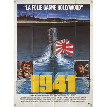 1941 French Movie Poster Blue Style - 47x63 in. - 1979 - Steven Spielberg, John Belushi
