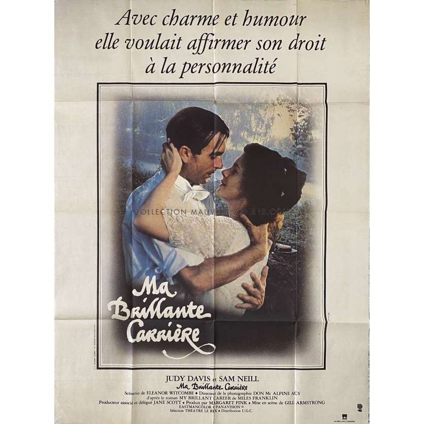 MA BRILLANTE CARRIERE Affiche de cinéma- 120x160 cm. - 1979 - Judy Davis, Gillian Armstrong