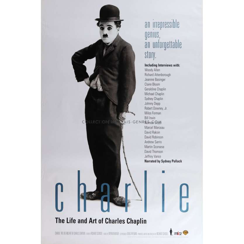 CHARLIE (2003) Affiche de cinéma- 69x104 cm. - 2003 - Charles Chaplin, Richard Schickel