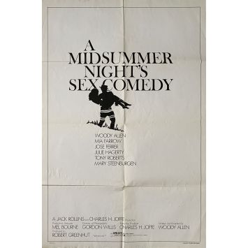 A MIDSUMMER'S NIGHT SEX COMEDY U.S Movie Poster- 27x41 in. - 1982 - Woody Allen, Mia Farrow
