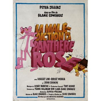 LA MALEDICTION DE LA PANTHERE ROSE Affiche de cinéma- 40x54 cm. - 1978 - Peter Sellers, Blake Edwards