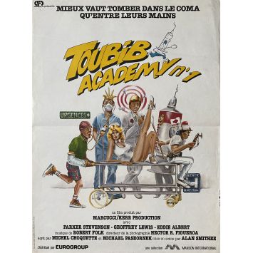 TOUBIB ACADEMY Affiche de cinéma- 40x54 cm. - 1985 - Parker Stevenson , Rod Holcomb